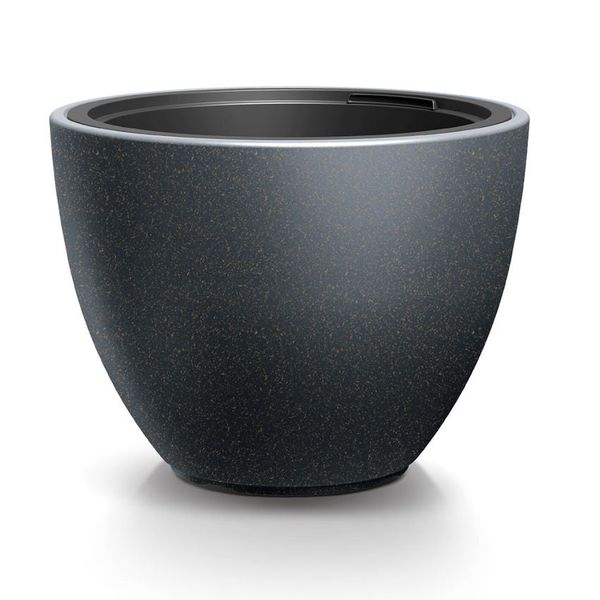 Květináč HEOS ECO WOOD antracit 29,8cm