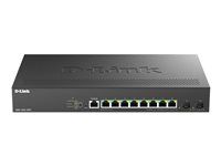 Přepínač - L2+ - inteligentní - 8 x 10/100/1000/2.5G (PoE+) + 2 x 10 Gigabit SFP+ - desktop - PoE+ (240 W)