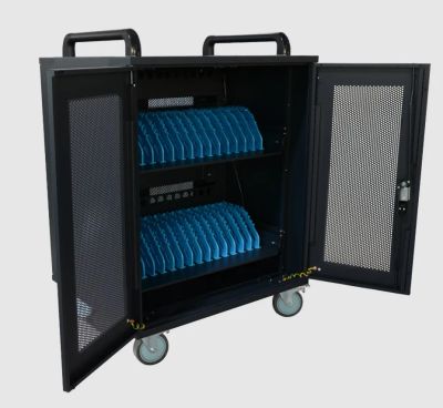 AVTEK Charging Cart 30, nabíjací vozík pre tablety a notebooky, 30 slotov
