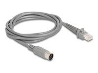 Cable RJ50 male to DIN 8 pin male 2 m gr