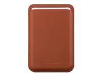 dbramante1928 Roskilde CC - Brašna pro mobilní telefon / kreditní kartu - kompatibilita s MagSafe - kůže full-grain - bronz - pro Apple iPhone 12, 13, 14, 15