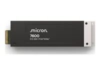 Micron 7600 PRO - SSD - Read Intensive - šifrovaný - 3.84 TB - interní - E1.S - PCI Express 5.0 x4 (NVMe) - FIPS 140-3 Level 2 - TCG Opal Encryption