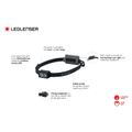 LEDLENSER NEO3, Čelovka 400lm, IP54, černá-šedá