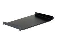 1U Network Rack Shelf (CABSHELF1U10) - Police skříně - černá - 1U - 10"