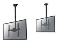 Držák - plný pohyb - pro Displej LCD - černá - velikost obrazovky: 32"-60" - stropní montáž