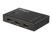 3x HDMI & 1x DisplayPort - 4K 60Hz - Spínač video/audio - 3 x HDMI + 1 x DisplayPort - desktop