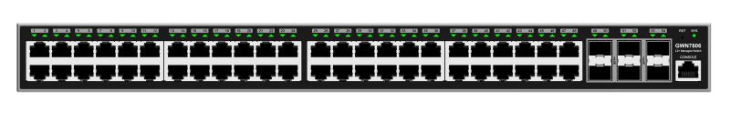 Grandstream GWN7806 Layer 2+ Managed Network Switch, 48 portů / 6 SFP+