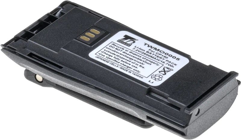 Baterie T6 Power pro Motorola CP040, CP150, CP250, Li-ion, 2600mAh, 18,7Wh