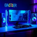 MANTA GAMER, LED Neon plexi dekorace