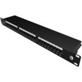 SOLARIX 19" Patch panel 24 x RJ45 CAT5E STP