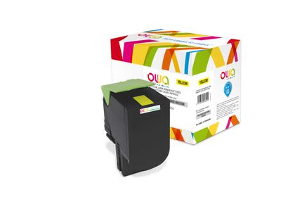 OWA Armor toner kompatibilní s Lexmark 80C2SY0, 2000st, žlutá/yellow