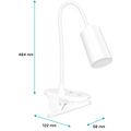 CONNECT IT CLIP 2, Klipová LED lampa, bílá
