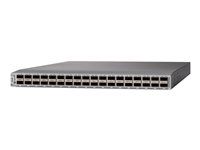 Cisco Nexus 9336C-FX2 - Přepínač - L3 - řízený - 36 x 100 Gigabit QSFP28 / 40 Gigabit QSFP28 - zepředu a zezadu dozadu - Lze namontovat do rozvaděče - repasovaný