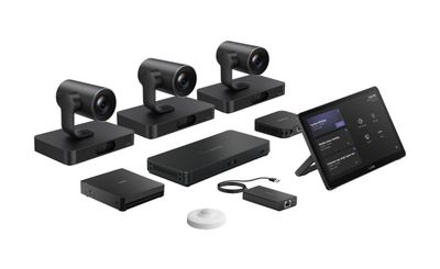 Yealink MVC S98-C5U-004, Microsoft Teams pro extra velké zased. prostory, 3x kamera, dotykový panel