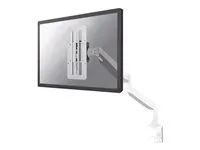 Upevňovací komponent (nastavitelný výškový nástavec) - pro Displej LCD - stříbrná - velikost obrazovky: 10"-27"