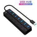 MEGATECH, 7x USB (3) Hub, USB-A, vypínač