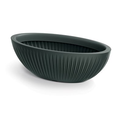Květináč LATIA OVAL antracit 58cm
