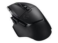 Myš - optický - 8 tlačítka - bezdrátový - 2.4 GHz - přijímač USB Logitech LIGHTSPEED - černá