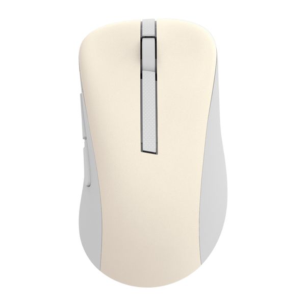 ASUS Wireless Mouse MD102/Kancelárska/Optická/Pre pravákov/1 600 DPI/USB+BT/Béžová