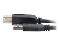 USB A to B Cable - USB 3.0 - M/M - Kabel USB - USB typ A (M) do USB Type B (M) - USB 3.0 - 1 m - černá