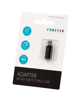 Redukce Micro USB - USB-C FOREVER