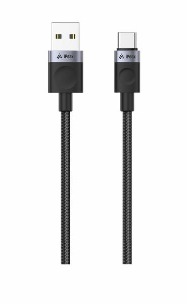 Kabel iPEAX 90010103 USB/USB-C 1 m černý