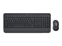 Sada klávesnice a myši - bezdrátový - Bluetooth LE - QWERTY - španělská - grafit