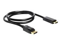 Kabel adaptéru - DisplayPort s piny (male) do HDMI s piny (male) - 1 m