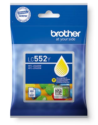 Brother LC-552Y - inkoust žlutý