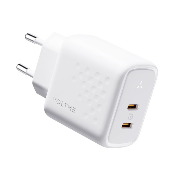 Adaptér USB VOLTME Revo 45 Duo CC 45W EU White