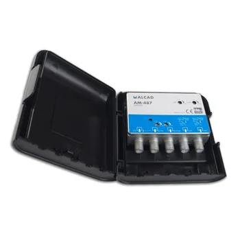 ALCAD AM-487 zesilovač, 4 vstupy, FM-BIII/DAB-UHF-UHF, LTE700 ALCAD AM-487 zesilovač, 4 vstupy, FM-BIII/DAB - UHF - UHF, LTE700