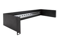 193 DIN rail Panel 2U black