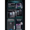 MEGATECH, Rýchlonabíjačka 2x USB-C/1x A, 100W, bie