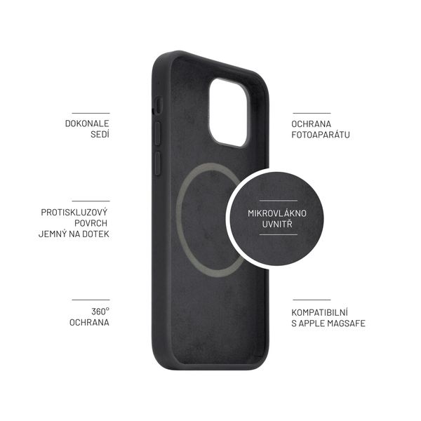 FIXED MagFlow Apple iPhone 14+, černý