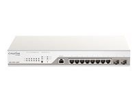Přepínač - 8 x 10/100/1000 (PoE+) + 2 x gigabitů SFP - PoE+ (130 W)