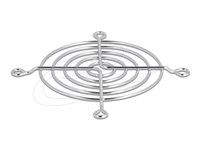 Fan Grill 80 x 80 mm silver