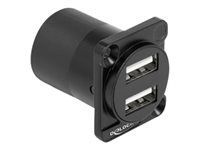 D-Typ Modul USB 2.0 2 x USB Typ-A Buchse