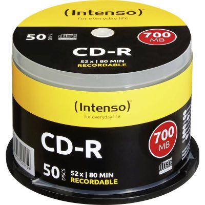INTENSO CD-R Cake Case 700MB 50ks