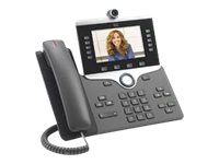IP video telefon - s digitální fotoaparát - SIP, SDP - 5 řádků - uhel - kompatibilní s TAA
