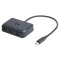 DELTACO USBC-HUB203, USB Type C Hub 4x USB A