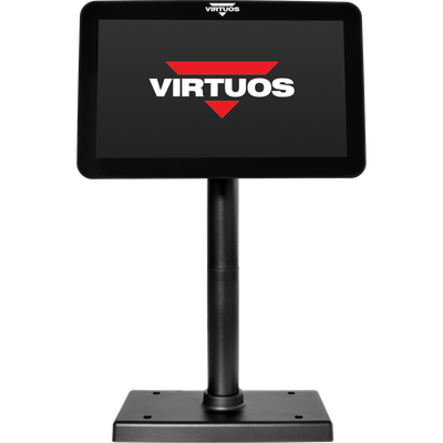 10,1" LCD barevný zákaznický monitor Virtuos SD1010R, USB, černý