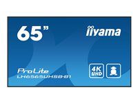 65" Třída úhlopříčky displej LCD s LED podsvícením - digital signage - Android - 4K UHD (2160p) 3840 x 2160 - černá