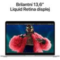 APPLE MacBook AIR 2024 13,6" WQXGA M3 1G/1/512 Stříbrná