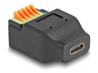USB Type-C  2.0 female to Terminal Block