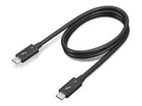 Kabel Thunderbolt - USB-C (M) do USB-C (M) - Thunderbolt 4 - 70 cm - podpora 8K60Hz, podpora 4K60Hz - černá