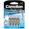 CAMELION Baterie alkalické DIGI AAA 4ks LR03