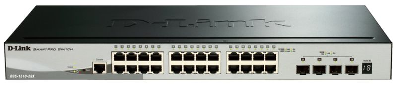 D-Link DGS-1510-28X 28-Port Gigabit Stackable Smart Managed Switch including 4x 10G SFP+
