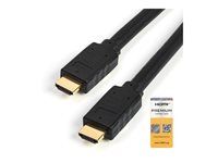 15ft 5m - 3D Ultra HD 4K 60Hz - 15 feet Long HDMI Male to Male Cord (HDMM5MP) - Kabel HDMI s ethernetem - HDMI s piny (male) do HDMI s piny (male) - 5 m - černá - pro P/N: KITBXAVHDPEU, KITBXAVHDPUK, KITBXDOCKPEU, KITBXDOCKPUK, USBC-HDMI-CDP2HD4K60