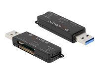 Čtečka karet (MS PRO, SD, MS Duo, MS PRO Duo, miniSD, RS-MMC, microSD, SDHC, miniSDHC, MS Micro, microSDHC, MS PRO-HG Duo, SXC, microSDXC, miniSDXC, MS PRO-HG) - USB 3.2 Gen 1