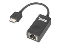 Síťový kabel adaptér - RJ-45 (F) do rozšiřující konektor Lenovo Ethernet (M) - 8 cm - pro ThinkCentre M75t Gen 2; ThinkPad L13 Yoga Gen 2; P14s Gen 2; T14s Gen 2; X13 Gen 2